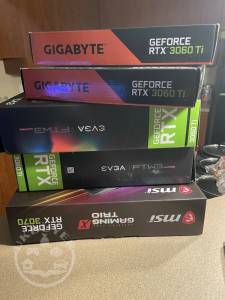 WTS RTX 3090/3080//3070ti//3060/RX6700XT, RX5700TX