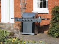 Mastercook 4 Burner Gas BBQ & 2 Side Burners Plus Free Weather Cover