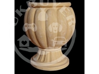 Artificial Sandstone Pumpkin Shape Carved Flowerpot