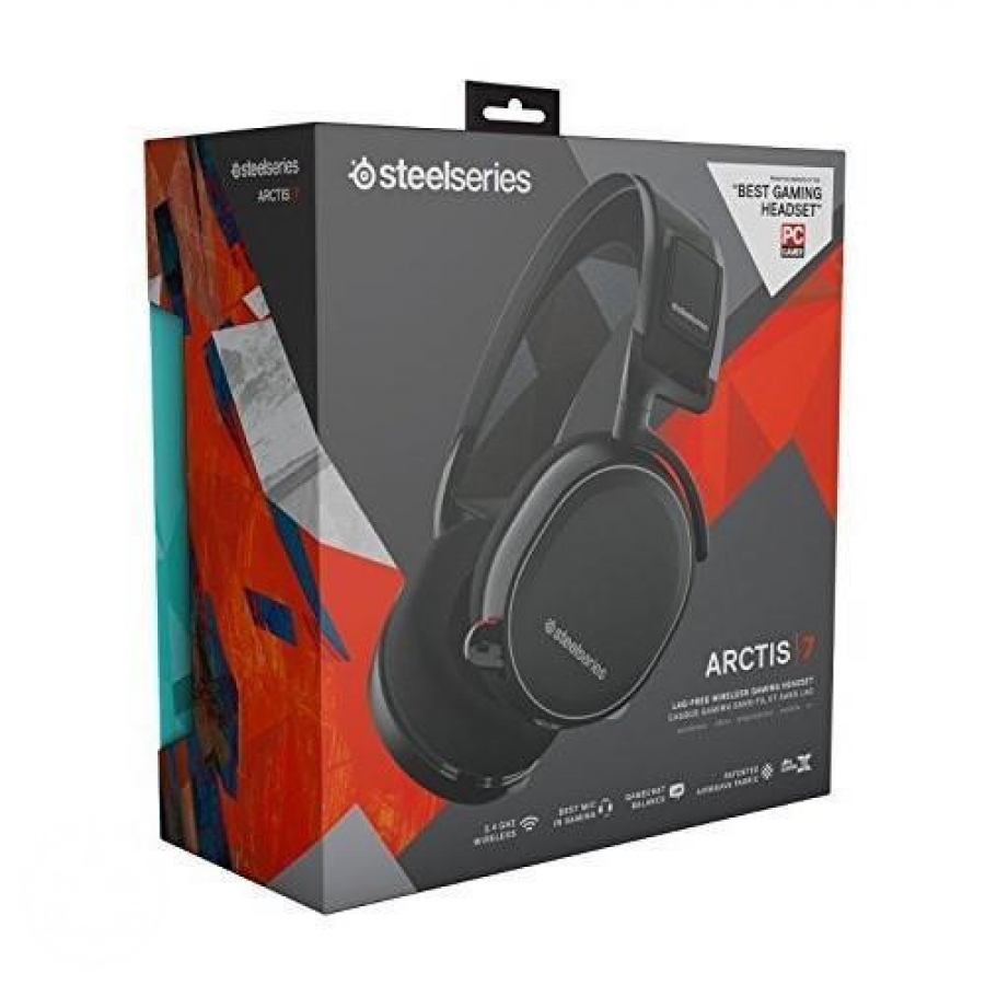 SteelSeries Arctis 7 7.1 Surround Lag Free Wireless Gaming Headset 